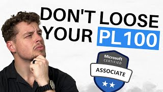 How to RENEW your MICROSOFT PL-100 Certification