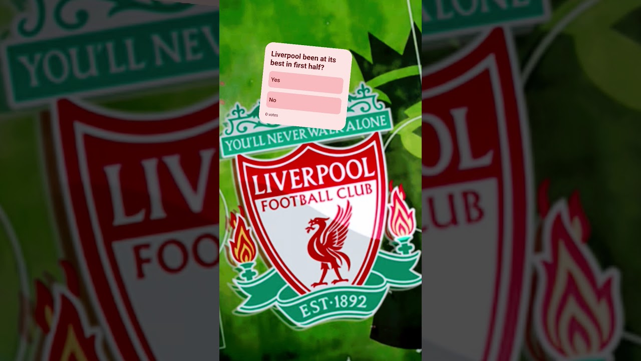 Liverpool vs. Arsenal at the break! ⚽🔥 Who’s taking control? 