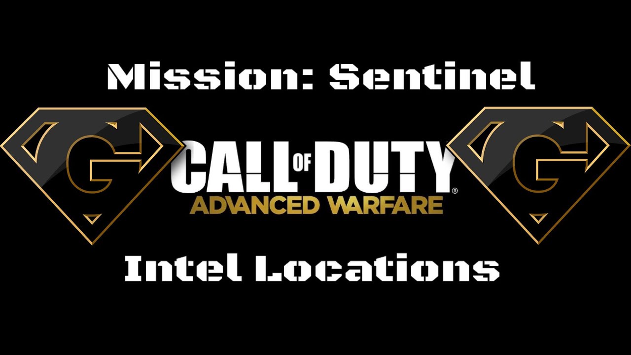 COD Advanced Warfare Intel Locations - Mission - Sentinel - Intel 22-24