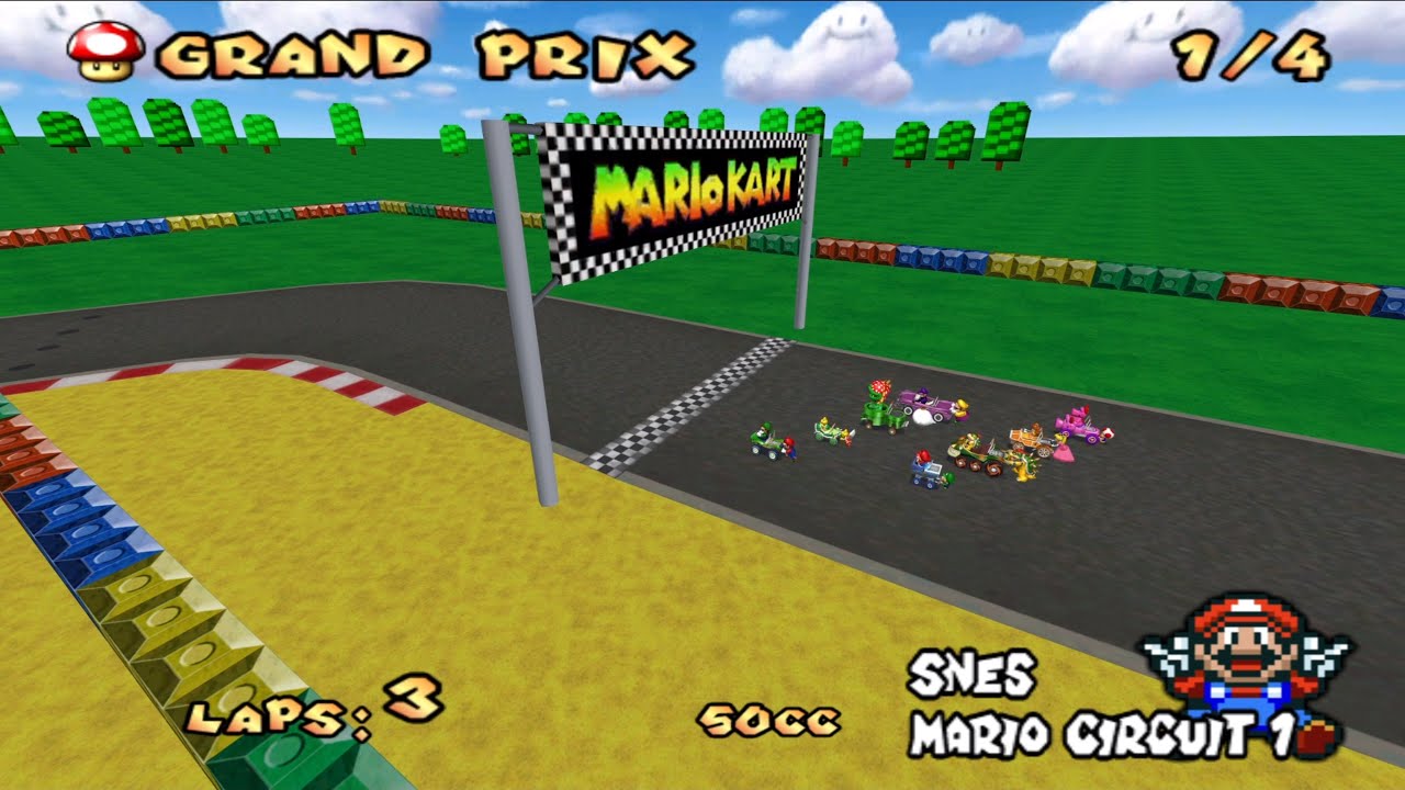 Mario Kart Double Dash Plus v3.3 Custom Mushroom Cup 1 50cc