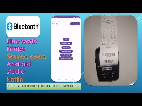 Bluetooth printer source code kotlin | Android Studio 2023