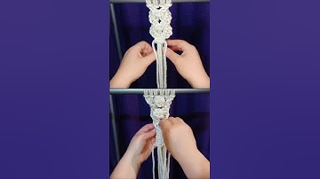 #macrametutorial #macrame #patternknot #diy #easymacrame #basicmacrame #macrameknots #homedecor