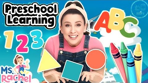 Preschool & Toddler Learning Video with Ms Rachel - Learn Shapes, Letters, Numbers, Colors & More