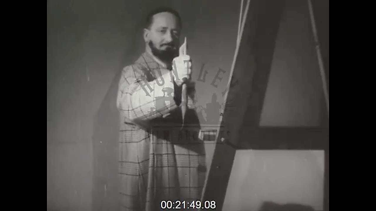 Art; Life Modelling and Painting, 1950s - Film 1008229