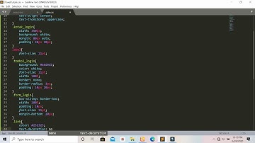 Tutorial Pembuatan Login Sederhana Menggunakan Sublime Text ( Part 2)