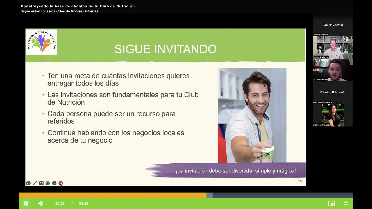 Consejos para crear una base de clientes en un Club de Nutrición de  Herbalife Nutrition en EEUU - YouTube