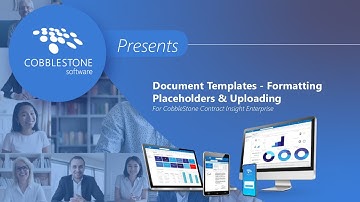 Document Templates - Formatting Placeholders & Uploading