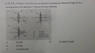 Physics 2003 HKCEE MC 15 A