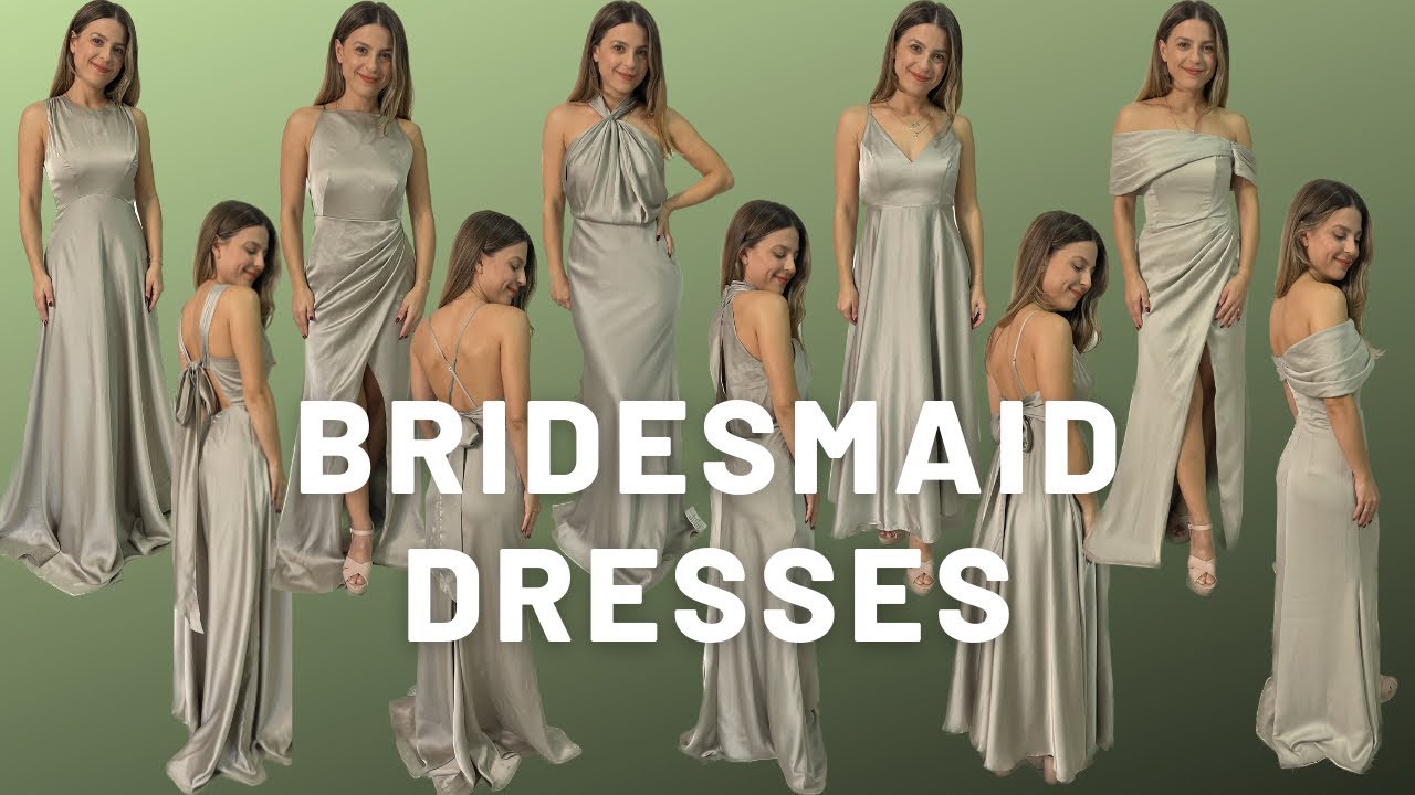 BRIDESMAID DRESSES from ASOS - YouTube