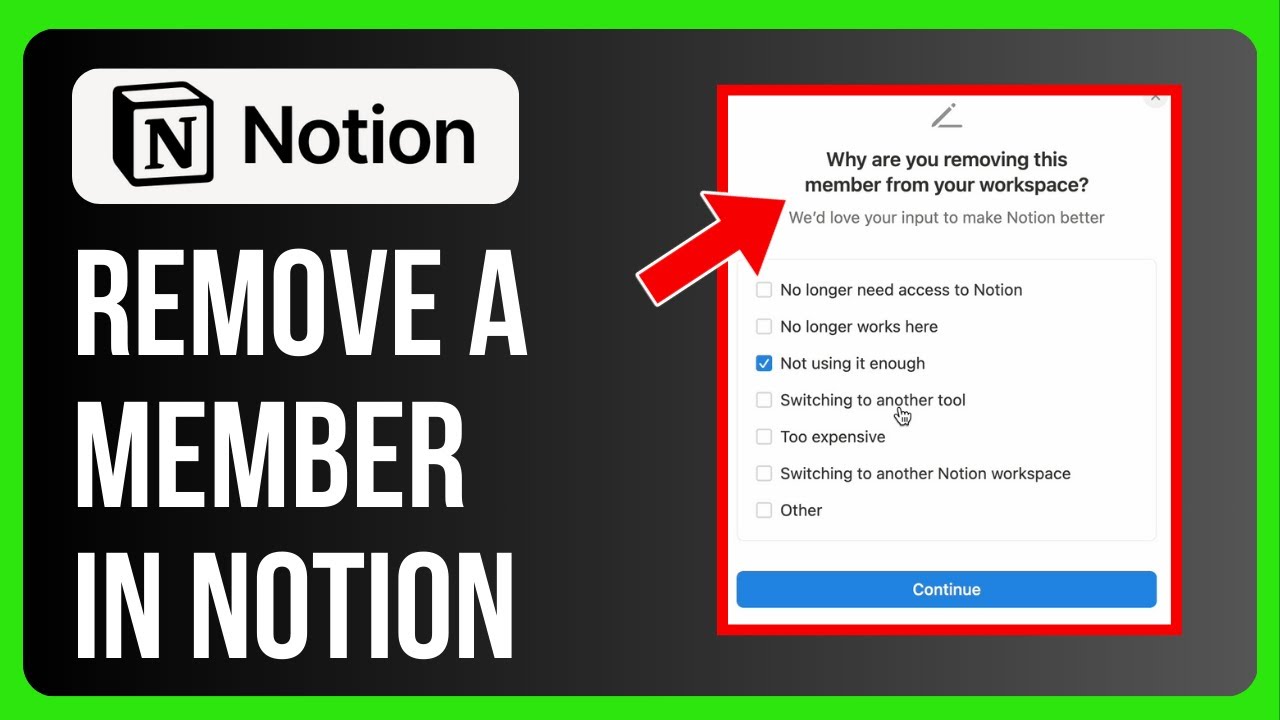 How to Remove a Member in Notion