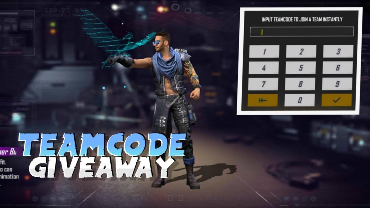 Team Code Giveaway Free Fire Live - YouTube