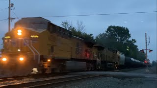 CSX K683 Empty Ethanol Train w/ Union Pacific 6559 Leading! Centerport (9/12/21)