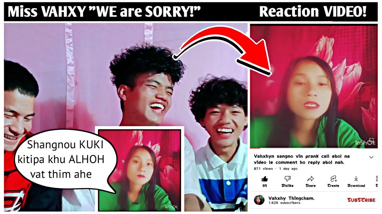VAHXY in Ka PRANK Bol Ahin Donbut |Video Reaction |VAHXY vs SHANGNOU😁 KUKI FUNNY VIDEO😂🤣