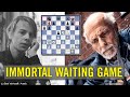 The immortal waiting game  ulf andersson vs michael basman