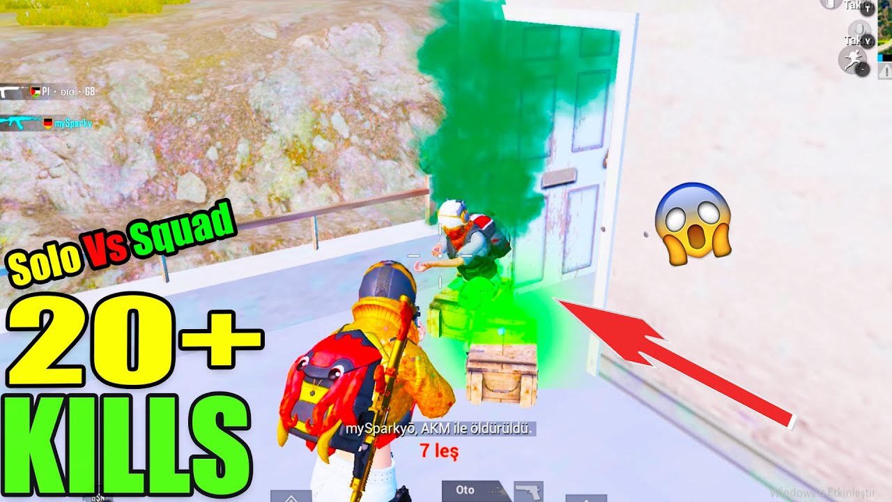 BEST GAMEPLAY in | EMULATOR | SOLO VS SQUAD | PUBG MOBILE #20 - YouTube