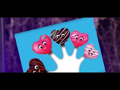 Heart Cake Pop Finger Family 2 
