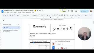 1B: Unit 1 Activity Support