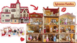 Red Roof House Series  Complete Bundle : Set up & Tour ❤ [Sylvanian Families]