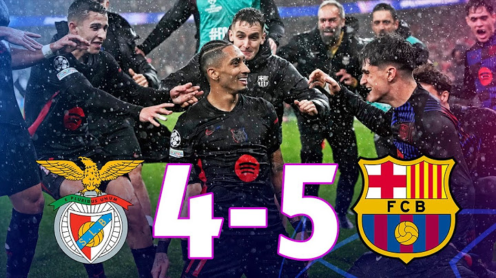 BENFICA 4-5 BARCELONA - UEFA CHAMPIONS LEAGUE, 2025