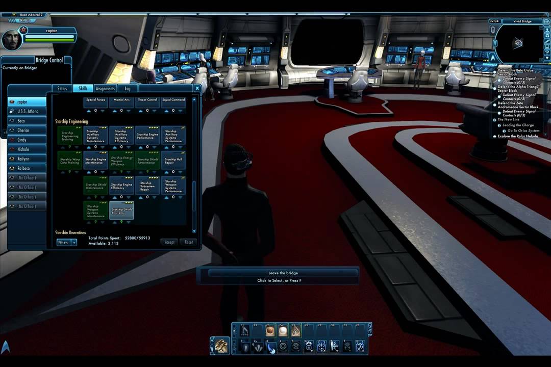 Sto Raptor Build (STO) my bridge escort class Admiral raptor - YouTube