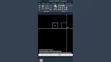 Lệnh COPY trong Autocad #shorts