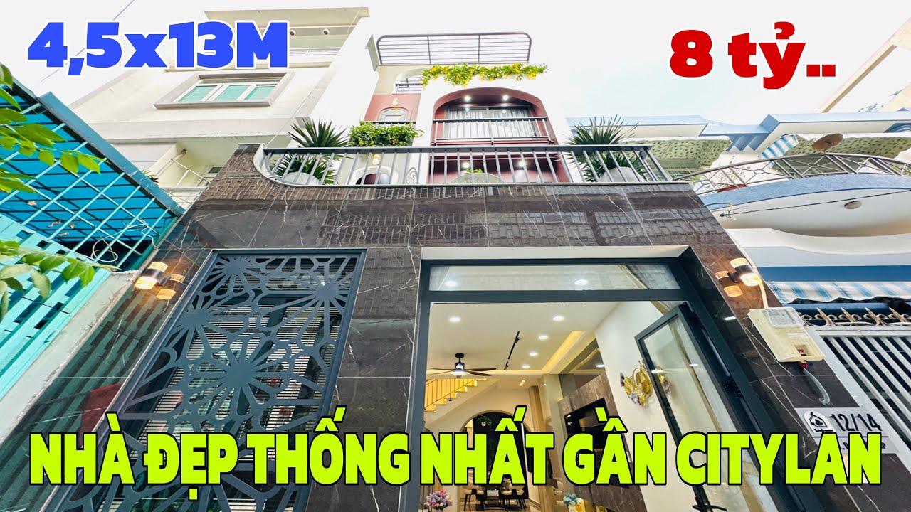 Bán nhà gò vấp(742) nhà đẹp phun nội thất sung quanh đầy đủ tiện nghi chủ đang cần tiền bán gấp