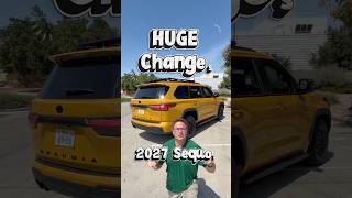 2027 Toyota Sequoia Changes in 64 Seconds! #shorts
