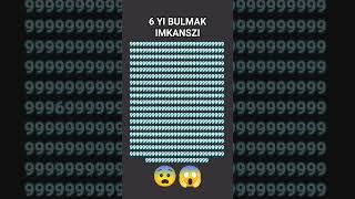 6 Yi Bulmak Imkansiz