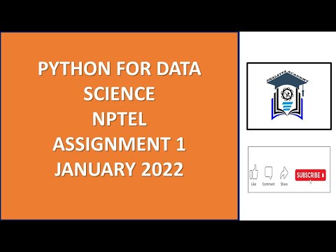 Python for Data Science | NPTEL SWAYAM Courses | Jan 2022 | Week 1 Assignment