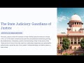 ⚖️ Understanding the State Judiciary 