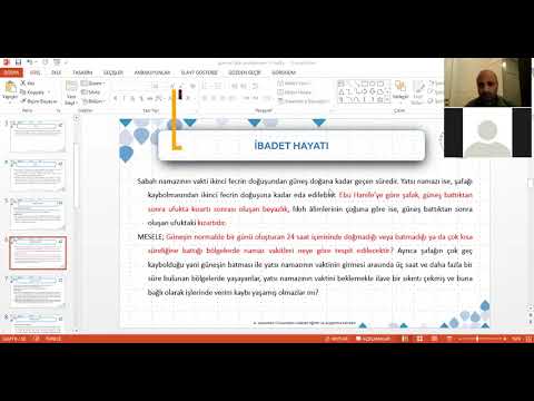 GÜNÜMÜZ FIKIH PROBLEMLERİ 3  HAFTA