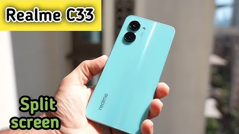 How To Enable Split Screen In Realme C33, Realme C33,Dual Screen Create Split Screen