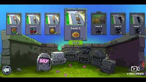 Plants Vs Zombies Walkthrough Part 1; Day: levels 1-5