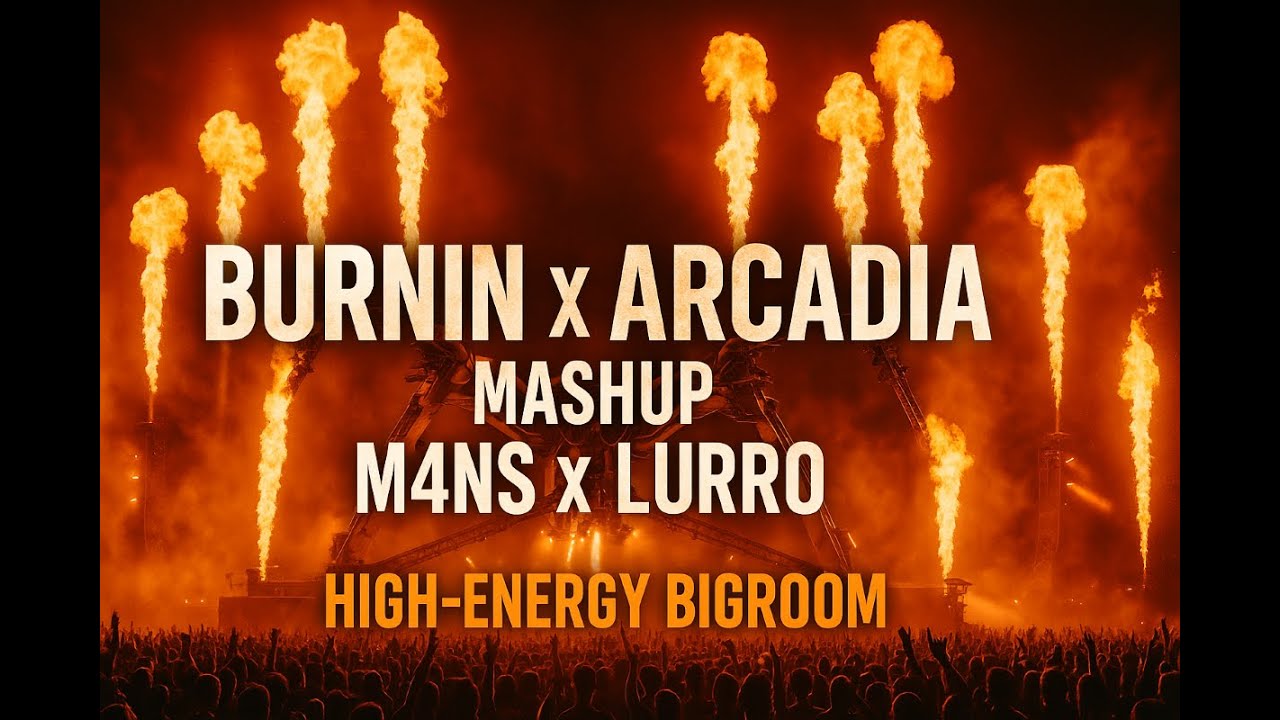 BURNIN x ARCADIA (Festival Mashup) | LURRO x M4NS | High-Energy Bigroom Banger 2025 
