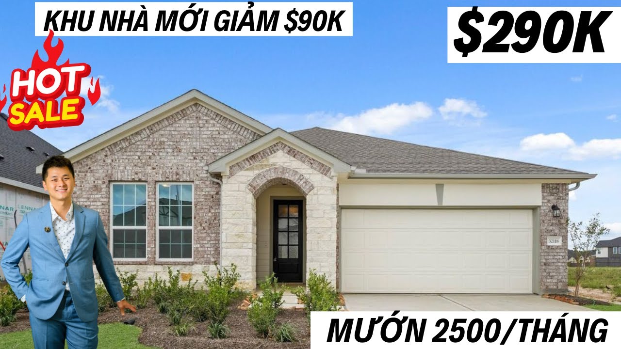 Ep41. Nhà mới, sang, giá giảm sâu lên tới $90K của builder Ashton Woods, mướn 2500/tháng. Chốt nhanh