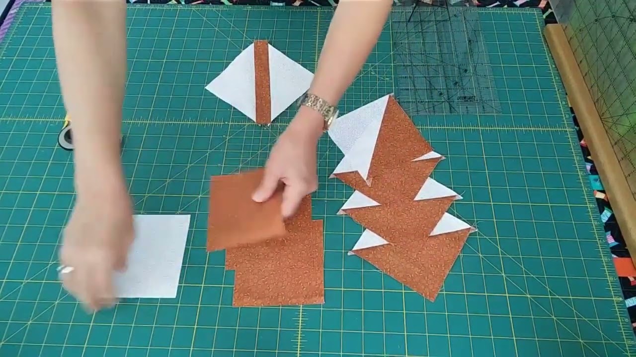 BLOQUE DE HOJA DE MAPLE - PATCHWORK PASO A PASO   MAYO  2022