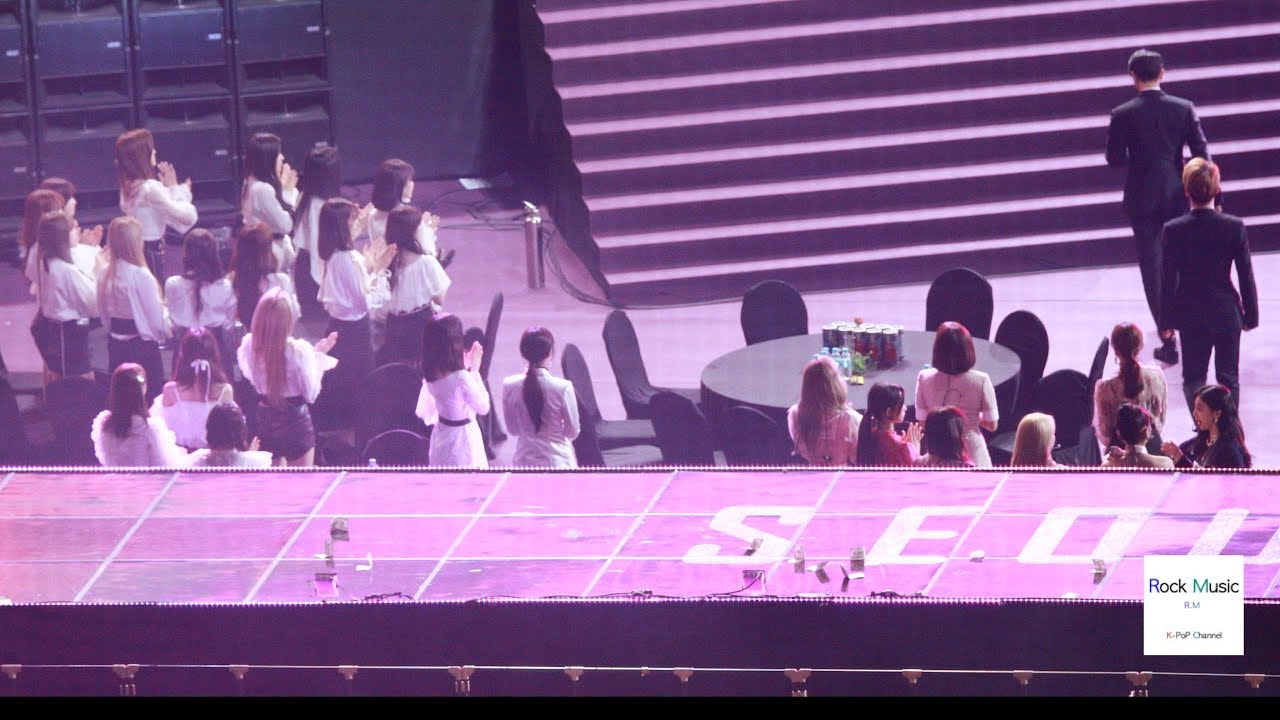 샤이니 수상을 축하 해주는 (트와이스, 아이즈원 ,여자친구) [4K]@190115