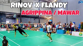 Rinov Rivaldy X Legenda FLANDY LIMPELE Disambut AGRIPPINA / MAWAR di GOR ELANA. TRICKSHOT❗GOKIL 🔥