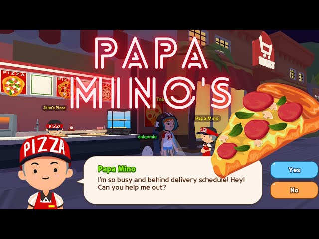 Papa Mino's Pizza Walkthrough