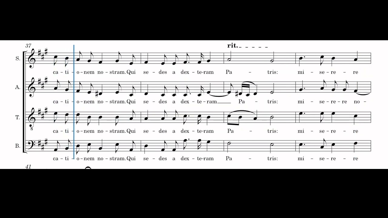 Gloria - Missa Secunda - Alto | Hans Leo Hassler