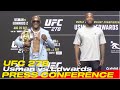 UFC 278 Press Conference: Kamaru Usman vs Leon Edwards