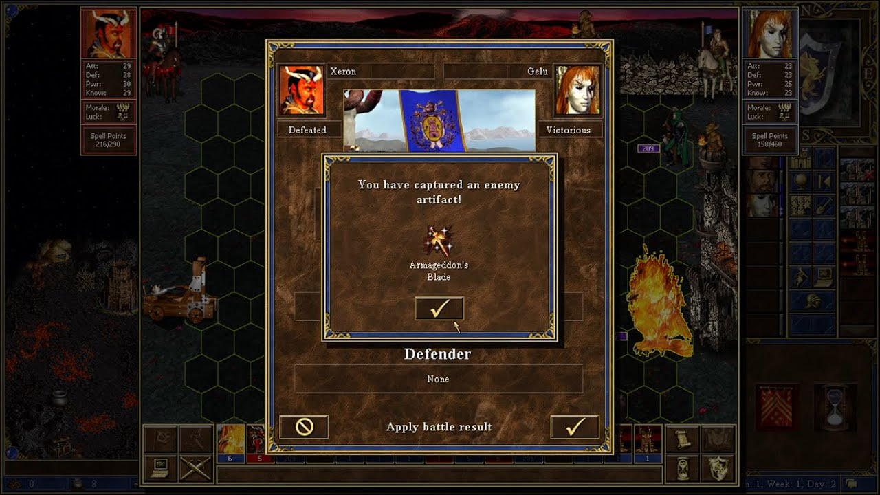 Heroes of Might and Magic 3 - Armageddon's Blade Campaign with Gelu, Catherine and Roland, 7th map