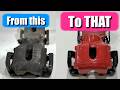BMW E39 5 Series Brake Powder Coating | 540i Restoration