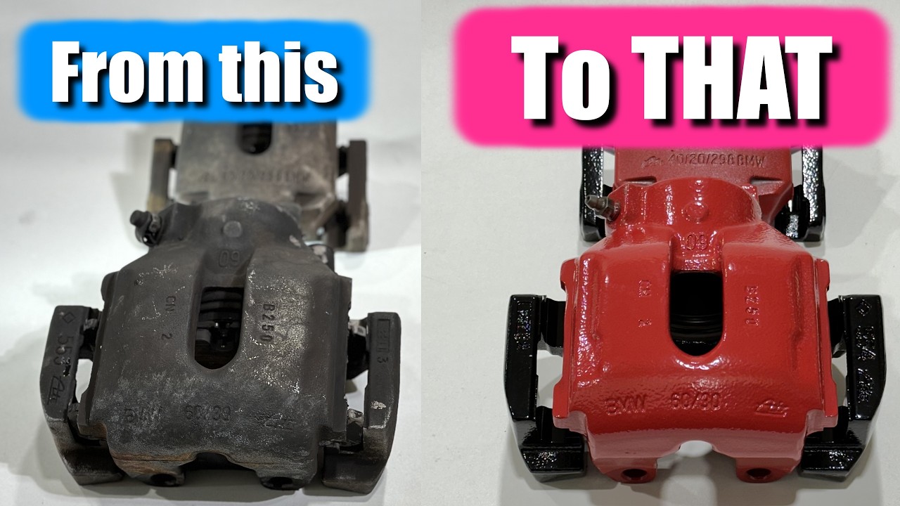 BMW E39 5 Series Brake Powder Coating | 540i Restoration
