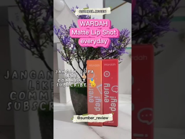 Wardah lip shot EVERYDAY 05 & 01 best ombre💄#wardahbeauty #viral class=