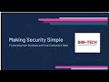 Protecting Your Business and Your Customer's Data