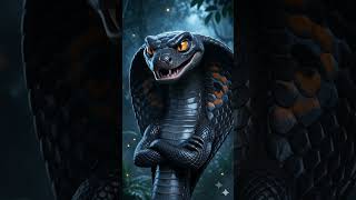 ब्लेक कोबरा 🐍#ai #cobra #poison #viral #knowledge #tech