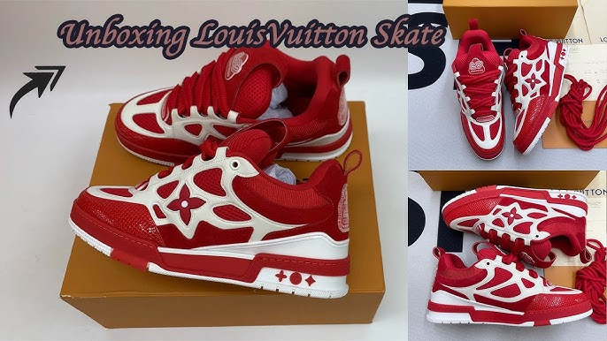 Louis Vuitton Skate Red Sneakers 