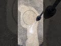 高圧洗浄で泥汚れアート washing lawn garden