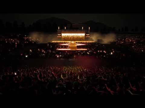 Taylor Swift Concert Simulation in Unreal Engine 5.4.4 - Fearless Era - Firework Waterfall
